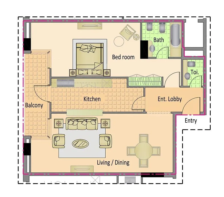 Lägenhetshotell Nojoum Hotel Apartments Llc Dubai